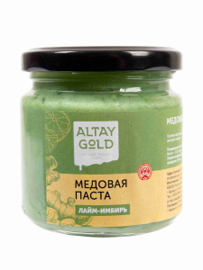 Паста Медовая Золото Алтая Имбирь-Лимон 225гр ст/б 1/8