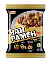 Лапша ЧАН РАМЕН м/у BLACK PASTA   /черная/ 120гр.1/20