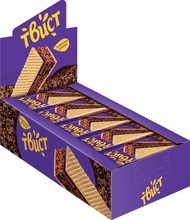 Шок батончик Яшкино вафли Твист 22,5гр КВ204 1/20