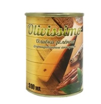 Оливки OLIVISSIMO фарш анчоус 280гр 1/12