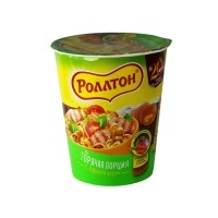Лапша Роллтон стакан 70гр Суп Курица ЦЕЗАРЬ 1/24