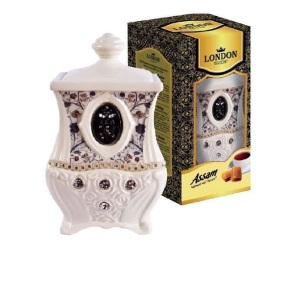 Чай ДР London Tea Club  Фарфоровая Чайница АССАМ 100гр 1/4