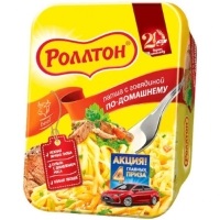 Лапша Роллтон т/ч по-домашнему  Говядина 90 гр 1/24