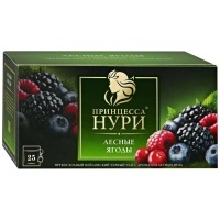 Чай Нури черн 25пак ЛЕСНЫЕ ЯГОДЫ 1/18 *