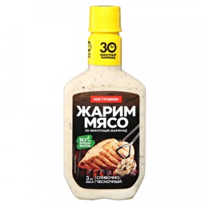 Маринад Костровок 300гр Сливочно Чесночный бут Россия 1/12