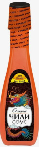 Соус чили Медведь Любимый сильно-острый/острый 210 гр 1/24