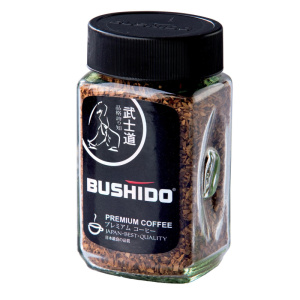 Кофе BUSHIDO 100гр ЧЕРНЫЙ ст/б 1/9