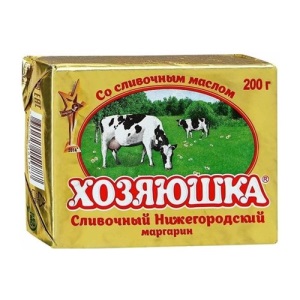 Маргарин ХОЗЯЮШКА сливочный 200гр
