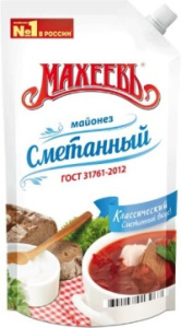 Майонез Махеевъ 400 мл Сметанный 1/20