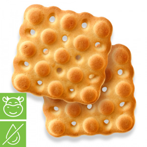 Печенье КИО Дырки-Пупырки с вареной сгущенкой сдобное 1/4  Дымка  А75