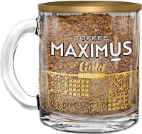 Кофе ДР Максимус стеклянная кружка 70гр GOLD