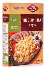 Крупа Агро Мастер 5*80г пшеничная ВАР.ПАК. 1/6  №06