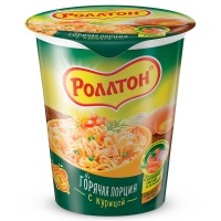 Лапша Роллтон стакан 70гр Суп Курица 1/24