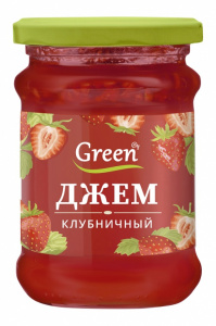 Джем ГринРэй 310 гр Клубничный ст/б 1/12