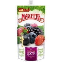 Джем Махеев 300 гр Лесные Ягоды дой-пак 1/30 1/16