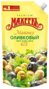 Майонез Махеевъ 200 мл Оливковый д/п 1/20