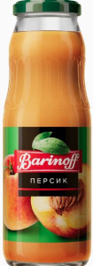 Сок БАРИНОФФ нектар 0,25 л Персиковый с мякотью Твист Офф  ст/б 1/12