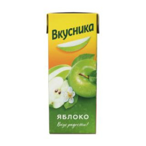 Сок Вкусника 0,2л напиток Яблоко 1/27