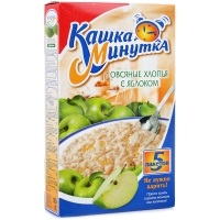 Хлопья овс Минутка 185гр яблоко (5 пак) 1/16