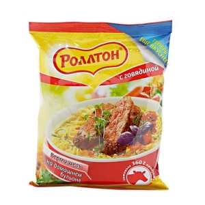 Лапша Роллтон м/у Говядина 60 гр  1/42