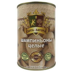 Грибы Сыта-Загора шампиньоны целые 425 мл ж/б 1/24