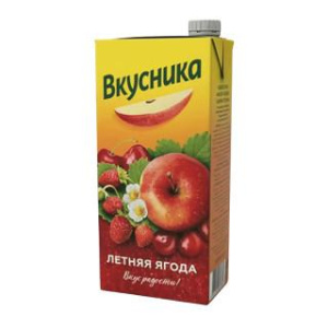 Сок Вкусника 0,95л напиток Летняя Ягода 1/12