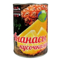Компот Пан Консервыч Ананас Кусочки 3050гр ж/б 1/6