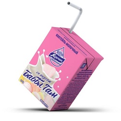 Коктейль молочный Молочное Приамурье 0,2л БАББЛ-ГАМ 1,5% т/п 1/27