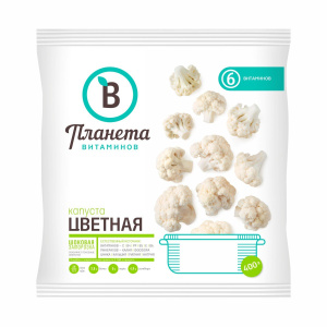 Заморож. Овощи Планета Витаминов Капуста Цветная 400гр 1/25