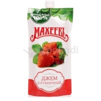 Джем Махеев 300 гр Клубника дой-пак 1/16