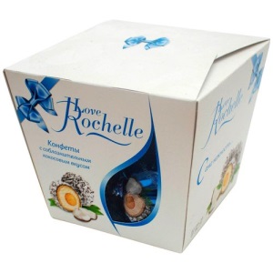 Конфеты х/к Лав Рошель 120гр  Кокосовый вкус 1/6