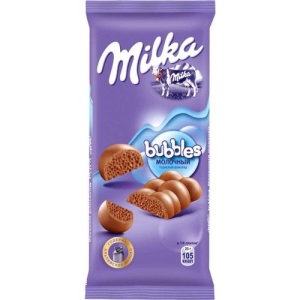 Шок Милка 76гр Пористый молочный 1/16