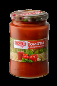 Помидоры ЕКО в том/с 680 г ст/б