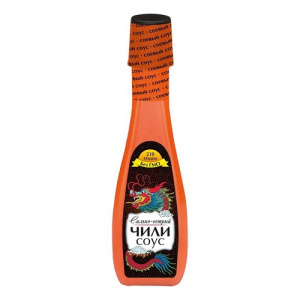 Соус чили Медведь Любимый сильно-острый 210 гр 1/24