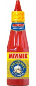 Соус чили Мивимэкс ПЕРЦОВЫЙ С ЧЕСНОКОМ 200 г 1/30