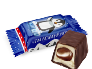 Конфеты СВИТ ЛАЙФ Пингвиненок в шок глазури 1/1/4 Пензен.обл