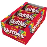 Драже Скиттелс 38г ФРУКТЫ (красный) 1/12