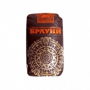 Сахар тросниковый Брауни 0,9 кг песок