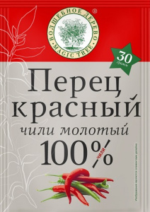 Волшебное Дерево Перец красный чили молотый 30гр 1/30 №181