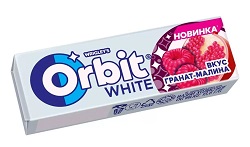 Жев резинка Орбит ГРАНАТ-МАЛИНА 1/30