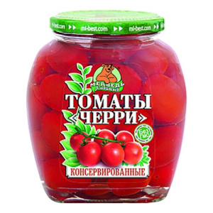 Помидоры Медведь Любимый ЧЕРРИ консерв. 720 мл ст/б 1/12