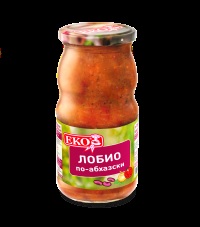 Фасоль ЕКО Лобио по-абхазски  510 г ст/б