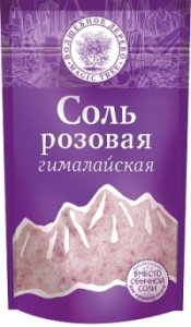 Волшебное Дерево Морская соль розовая ГИМАЛАЙСКАЯ крупная 350гр Дой-пак 1/15