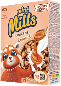 С/З Мини Миллс 200гр Подушечки со вкусом Соленой Карамели 1/12