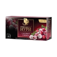 Чай Нури черн 25пак САХАРНАЯ КЛЮКВА 1/18 *