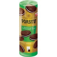 Печенье фас Яшкино СЭНДВИЧ FORSITE с шок-сливоч вкус 220гр МП465 1/20