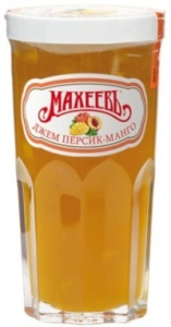 Джем Махеев 400 гр Персик и Манго стакан стекло 1/10