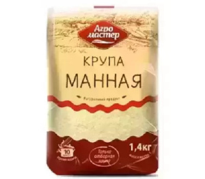 Крупа Агро Мастер Манная 1400гр 1/8