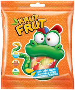 Мармелад фас КрутФрут 70гр Змейка ВМ543 1/50