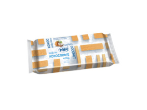 Вафли фас Рахат Кокосовые  400гр 1/9